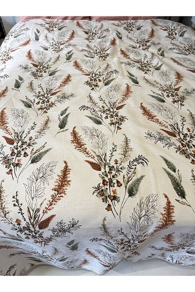 ŞENER HOME Spike Pattern Printed 200X240 Cm. Double (Battal) Single Pike