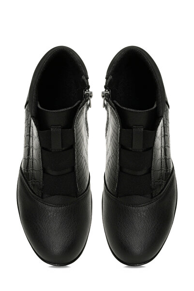 Polaris 166674.KZ4PR Siyah Kadın Dolgu Topuk Bot