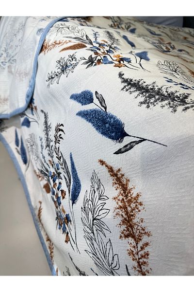 ŞENER HOME Virgo Pattern Printed 150X240 Cm. Single Single Pike