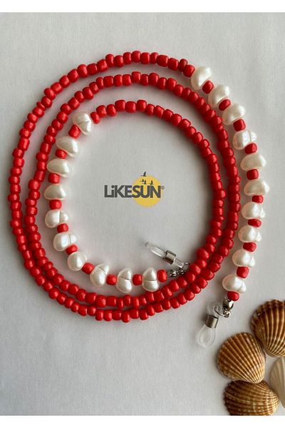 LiKESUN Love Collection - Double Wrapped Necklace with Glasses String, Antique and Chain Detail