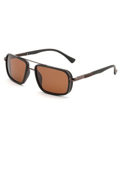 MUADEX Full Polarized Men's Sunglasses with Metal Accessories Bridge