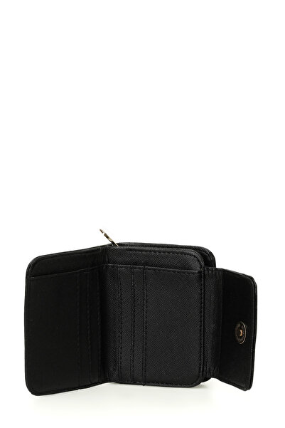 Polaris CROCO PATLI CZDN 4PR Siyah Kadın Cüzdan