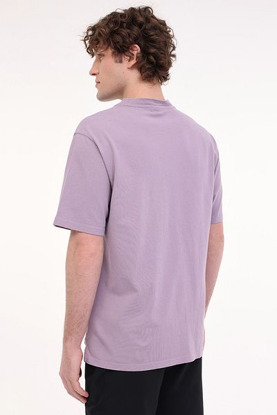 lumberjack Μπλουζάκι MB C NECK 11BS38 5FX Mor Erkek Kısa Kol