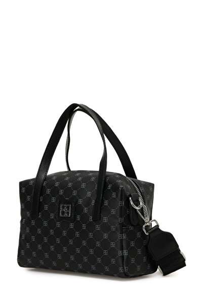 Butigo Geantă de mână MNG MINI ROLL EL 4FX neagră pentru femei