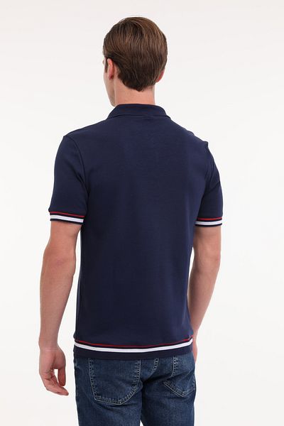 lumberjack Ανδρικό κοντομάνικο μπλουζάκι ML BONT 12ITL800 5FX Navy Blue