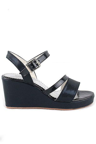 hapshoe Pantofi cu toc cu pană Aurora Black pentru fete