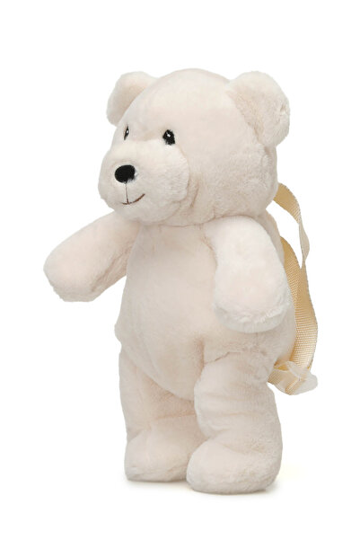 Polaris Teddy 4PR Bej Kız Çocuk Peluş Çanta