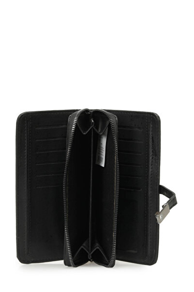 Polaris PLRS KILIT 4PR Siyah Kadın Cüzdan