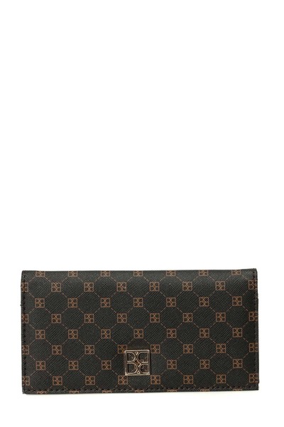 Butigo Monogram Krt 4Pr Brown Women's Wallet