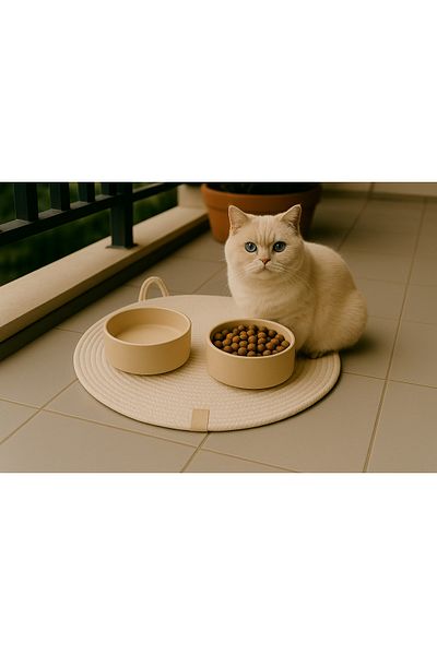 EGE ÖRGÜM Cat Food Mat 40X40 cm