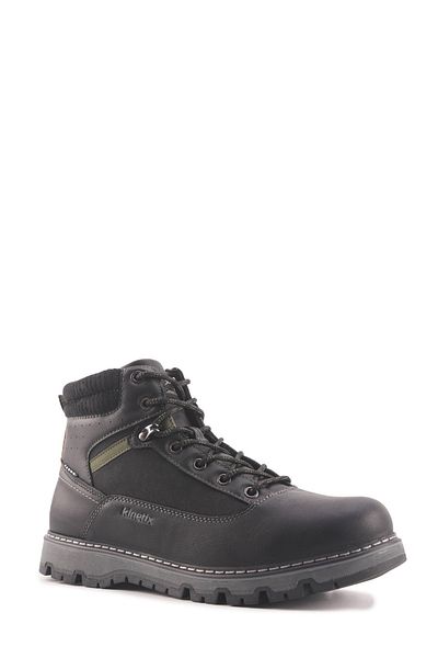 Kinetix Rewisa 4Pr Black Men's Worker Boots