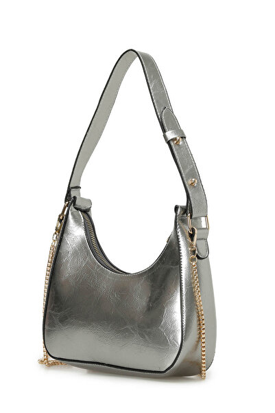 Butigo Geantă de umăr pentru femei CLT DRES BAGET 4PR argintie