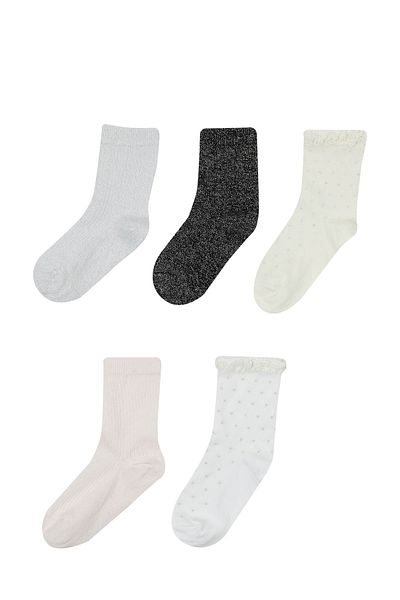 Polaris Ecru 5 Lı Skt-g 4pr Ecru Multi Mädchen Socken Socken