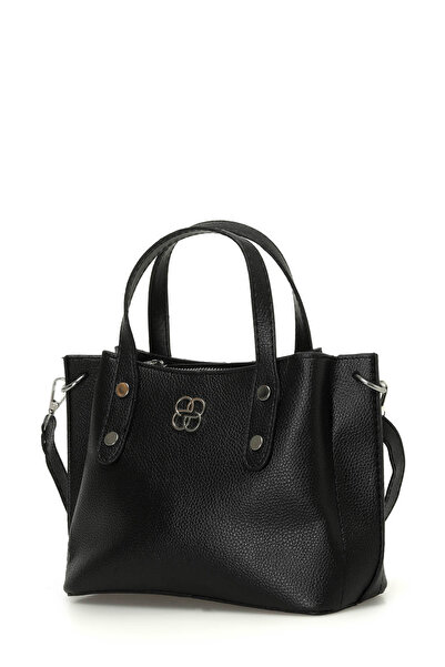 Butigo Geantă de mână NTRL PRM CKGZ EL 4PR neagră pentru femei