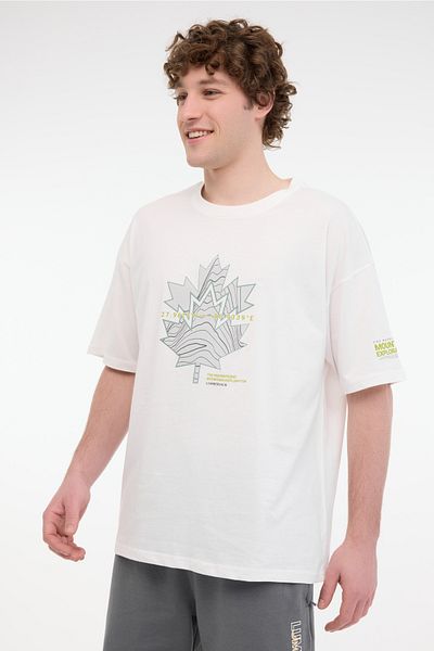 lumberjack ML BERA 11TRV38 5FX Ekru Erkek Kısa Kol T-Shirt