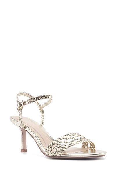 Nine West Lamarta 5Fx Gold Women's Heeled Sandals