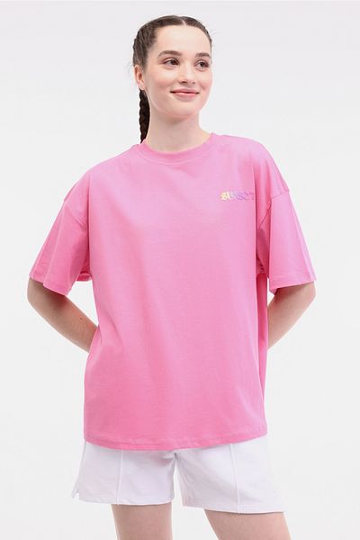 lumberjack WL MOIRA 11F212 5FX Tricou roz pentru femei cu mânecă scurtă
