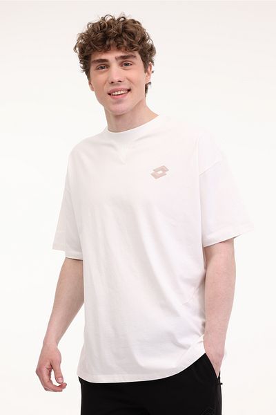 Lotto M-Zane Tee 5Fx Ecru Men's Short Sleeve T-Shirt