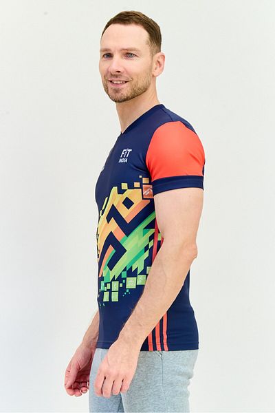 adidas Men Sportswear Fit Short Sleeve Training T-Shirts, Multicolor