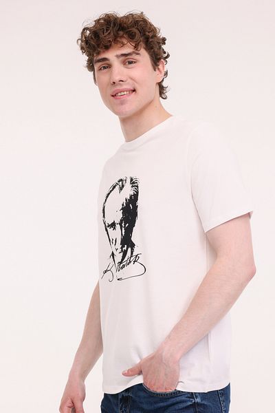 Kinetix UL 11ATA-Y51 5FX Beyaz Unisex Kısa Kol T-Shirt