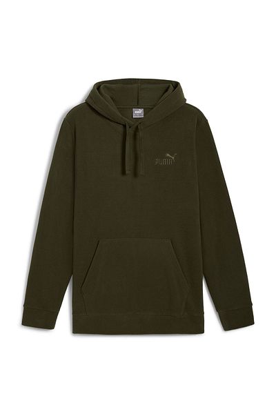 Puma Суитшърт с качулка Ess Elevated Haki Erkek