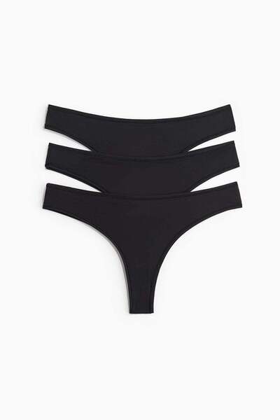 H&M 3-pack microfibre Brazilian briefs