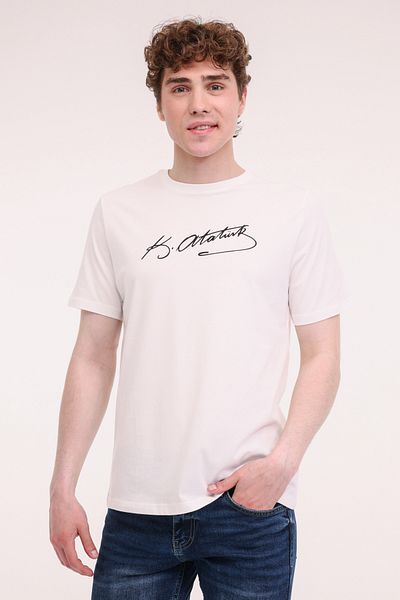 Kinetix UL 11ATA-Y50 5FX Beyaz Unisex Kısa Kol T-Shirt