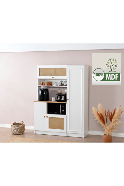 Castabal Home Vetra Hazeran Kahve Köşesi Dolap Seti