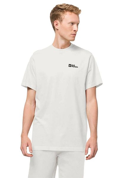 Jack Wolfskin T-shirt Essentıal T M Beyaz Erkek Kısa Kol