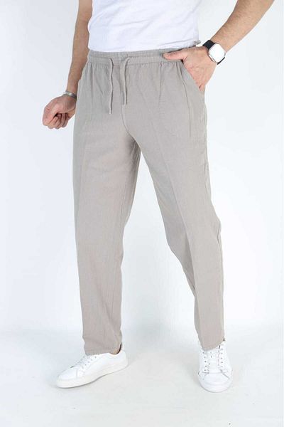 Moda Evim Relaxed Fit Men's Summer Trousers Dark Gray