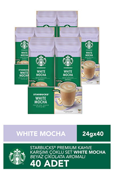 Starbucks White Mocha Premium Kahve Karışımı 24 gr x 40 Paket