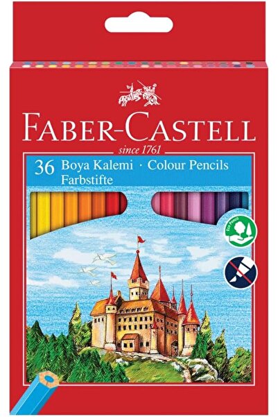 Faber Castell 36'lı Kuru Boya Kalemi Karton Kutu / 5171000010