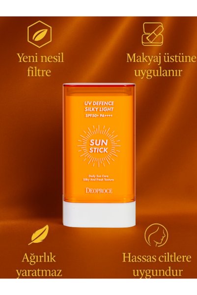 DEOPROCE Sun Stick Sunscreen Ultra Light Texture Spf50 Pa High Uv Protection 18 Gr