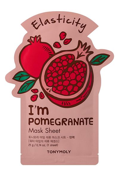 TONYMOLY Face Mask I'm Real Firming Pomegranate Skin Care (1 Piece)
