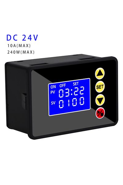 Choice DC 24V Programmable Digital Timer Switch Relay Control DC 12V 24V AC 110V 220V Time Controller Delay