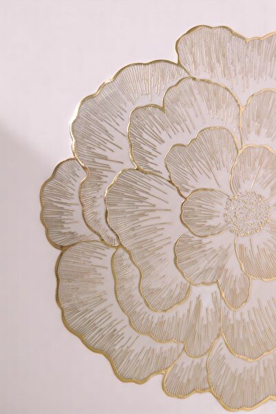 Digithome 6’lı Amerikan Servis Supla Yuvarlak Gold 38 Cm THN76969 C1-1-18