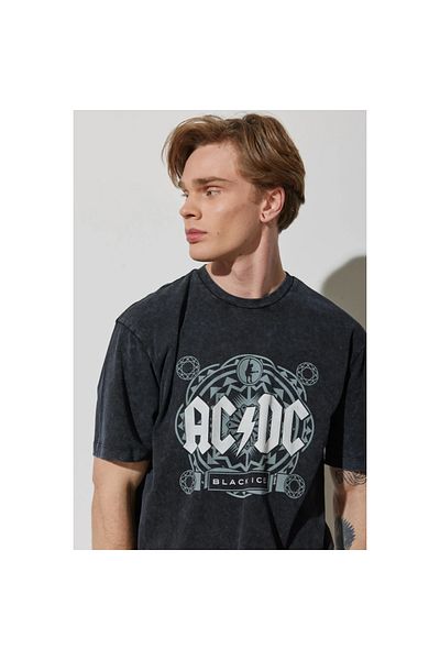 WRANGLER Men's Black Crew Neck T-Shirt