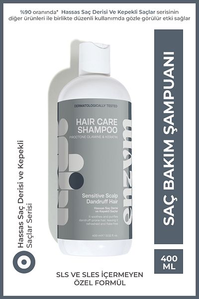 ENZYM COSMETICS Anti-Dandruff Shampoo Special for Sensitive Scalp and Dandruff Hair 400 ml
