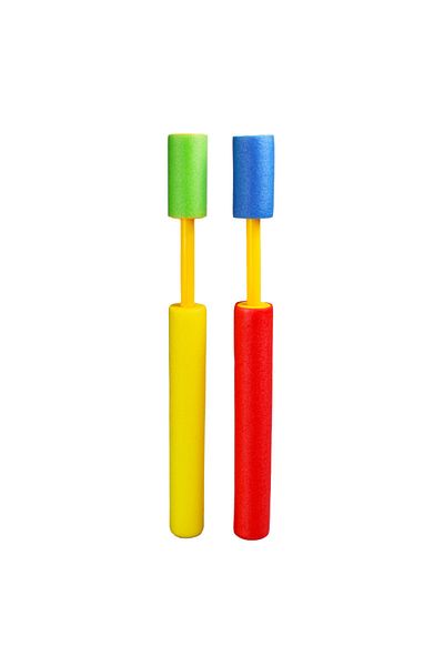 GÜVEN 2Pcs 25X3Cm Pasta Sponge Water Pump Pump Water Gun Pool Sea Toy