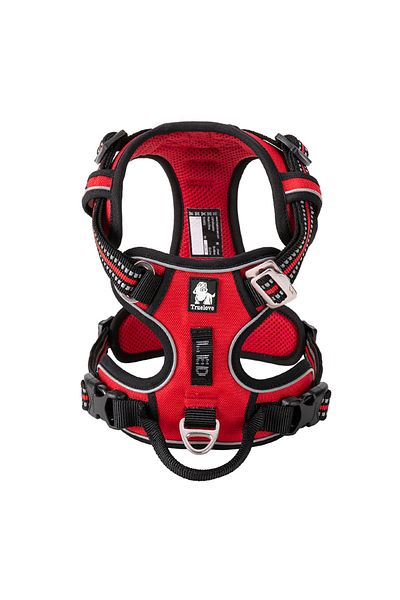 True Love Ergonomic, Red Chest Collar with Aluminum D-ring