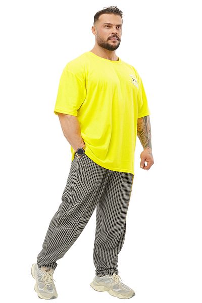 Big Sam Men's Yellow Large Size Training T-Shirt 2580