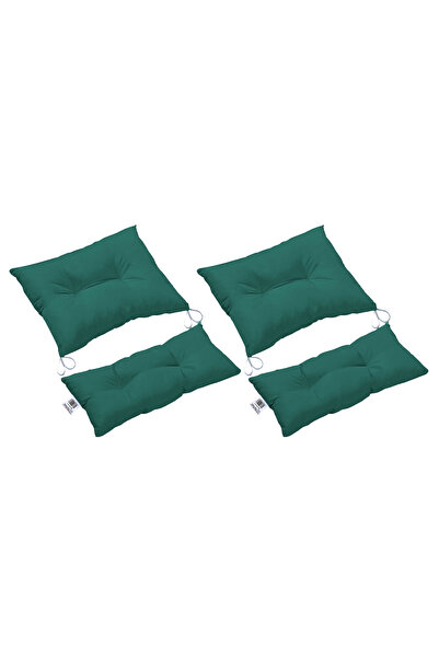 Bysay Su Geçirmez Puf Sandalye Minderi, Dış Ortama Uygun Minder 2 Adet (YEŞİL)