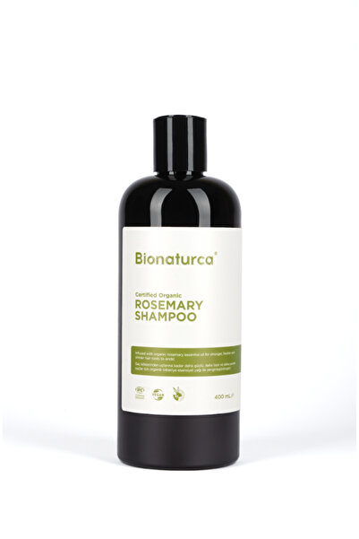 BIONATURCA Organik Sertifikalı Dökülme Karşıtı Biberiye Şampuanı 400 ml