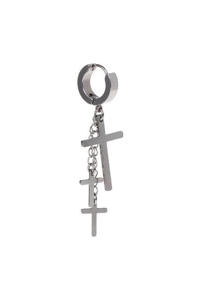 GOSSİP TEAM Korean Interlaced Cross Earrings
