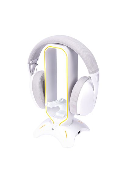 Rampage Headset Holder, Rm-h66 Guard, Rgb Lighting, 2 Usb Ports, Mouse Bungee