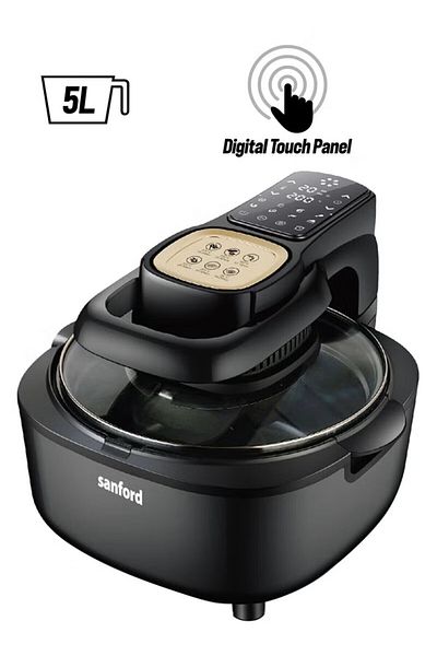 Sanford Digital Non-Stick Air Fryer, 8 Preset Menus, LED Display with Touch, Oil Free Cooking