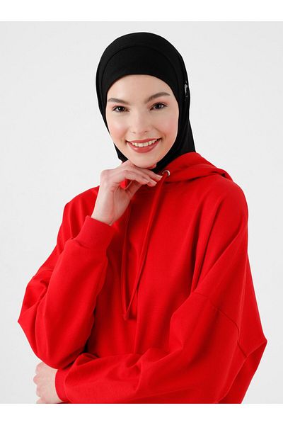 Ecardin Sports Bonnet - Black -