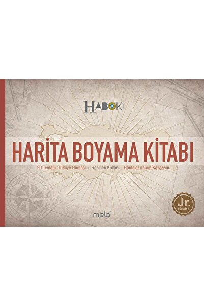 ELMA Yayınevi Harita Boyama Kitabı: 20 Tematik Türkiye Haritası