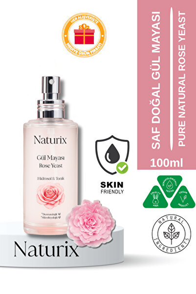 Naturix Gül Mayası Aydınlatıcı & Gözenek Sıkılaştırıcı Tonik 100 ml Cilt Bakı...