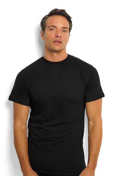 Jiber Men's Black Cotton Crew Neck Tank Top 111